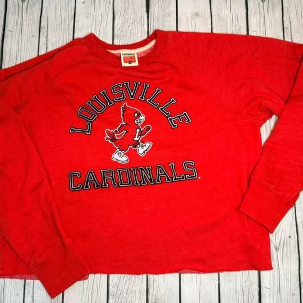 HOMAGE Vintage Louisville Cardinals Crewneck Sweatshirt 2XL